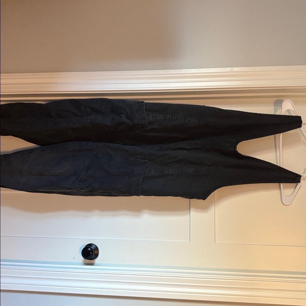 We The Free Charcoal Sleeveless Jumpsuit